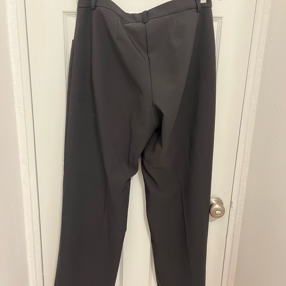 Vince Camuto, Stretch Crepe Wide Leg Pants, Black, Size 10